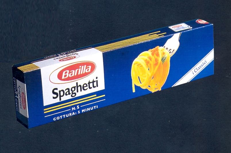 The Blue Box history of the suit that has clothed Barilla pasta for almost a century Barilla