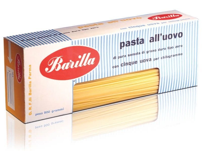 The Blue Box history of the suit that has clothed Barilla pasta for almost a century Barilla