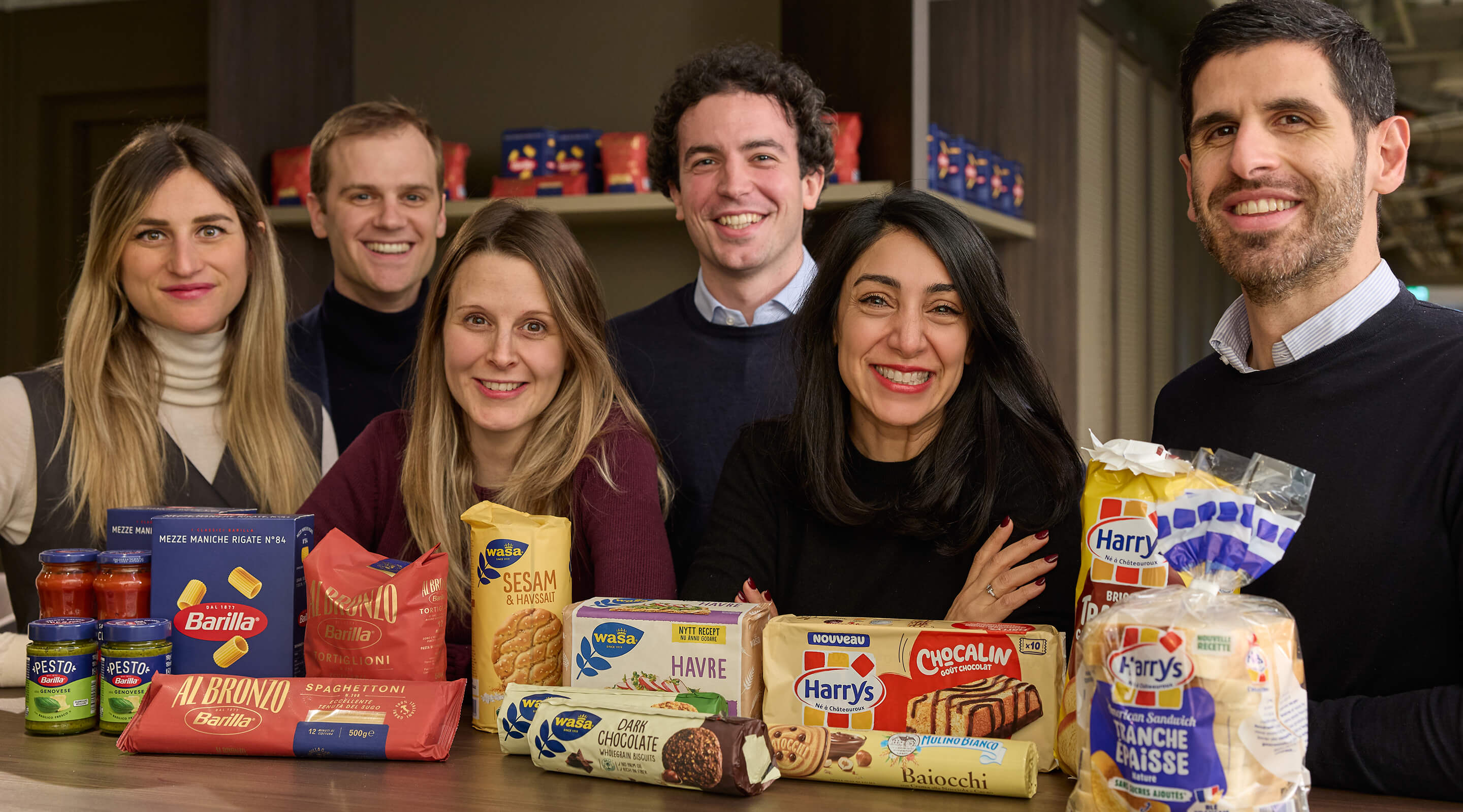 Dipendenti con prodotti Barilla