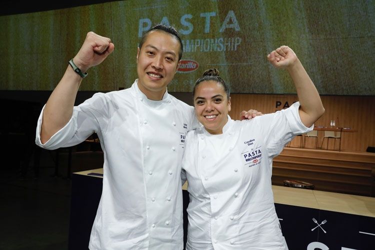 Toby Wang and Carolina Diaz Toby Wang and Carolina Diaz